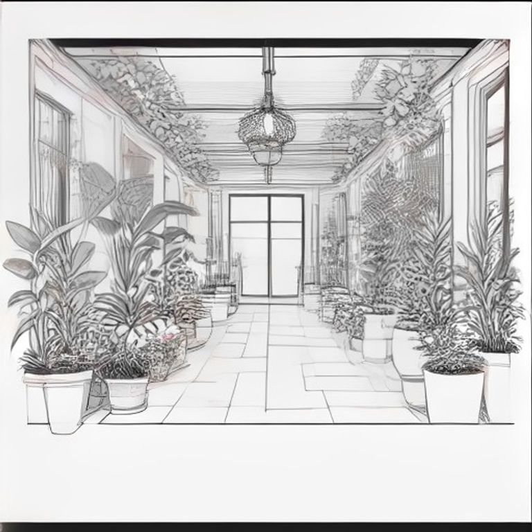 향기로운 꽃이 가득한 장미 꽃집