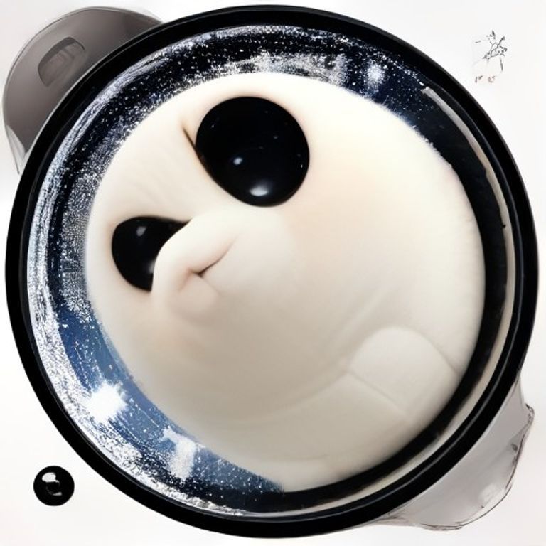 우주 망원경으로 별 관측하는 아기 곰