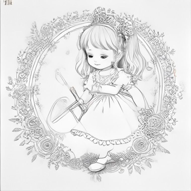 공주님의 장미 화원 꽃 가꾸기