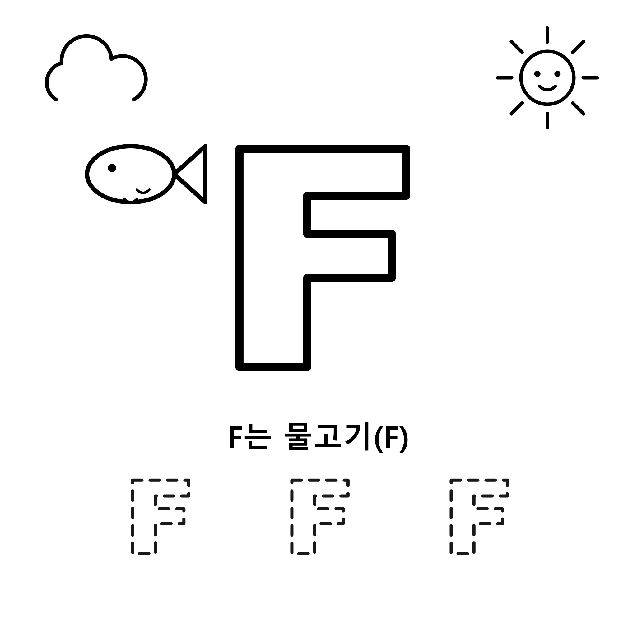 알파벳 F — 물고기(Fish)