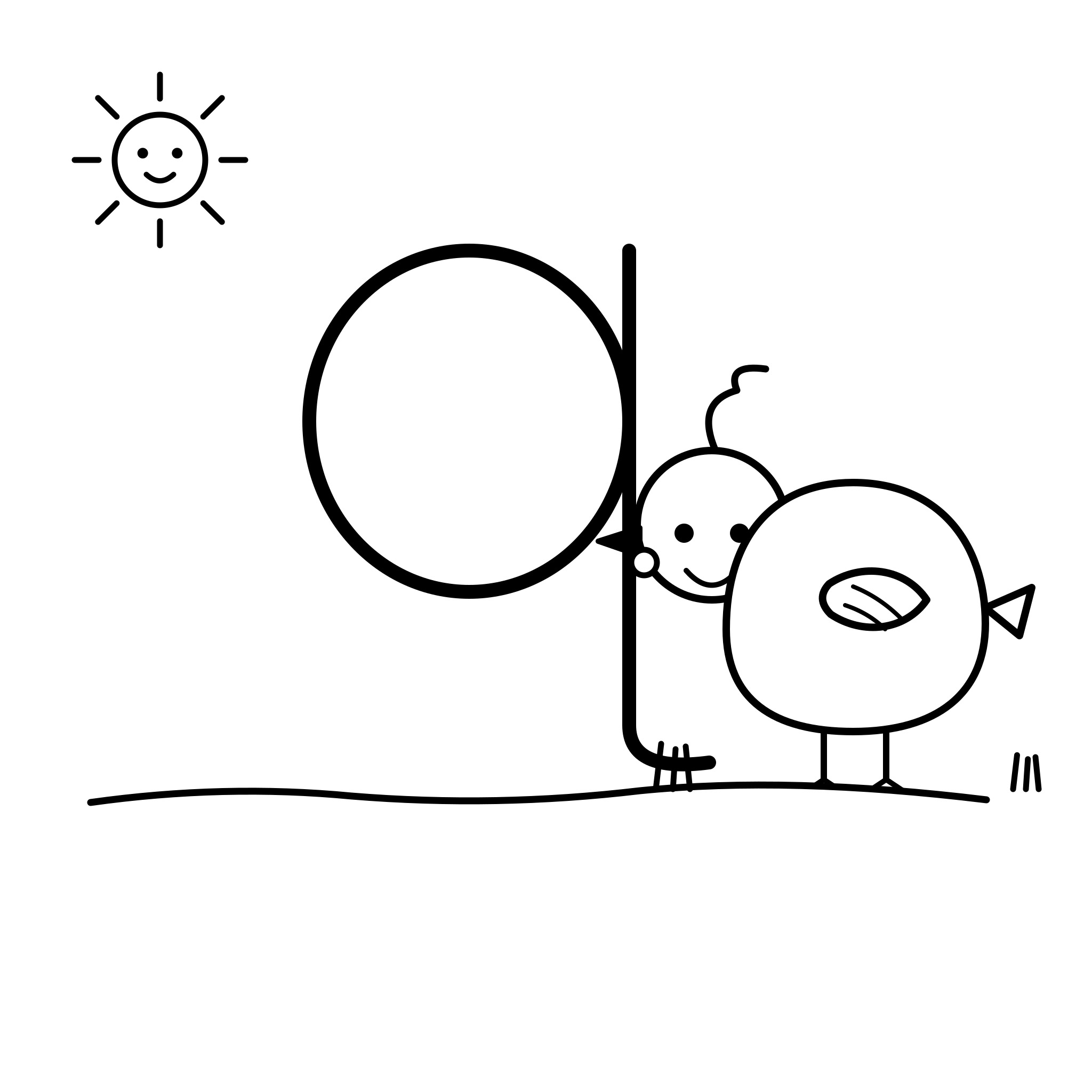 알파벳 q — 메추라기(Quail)