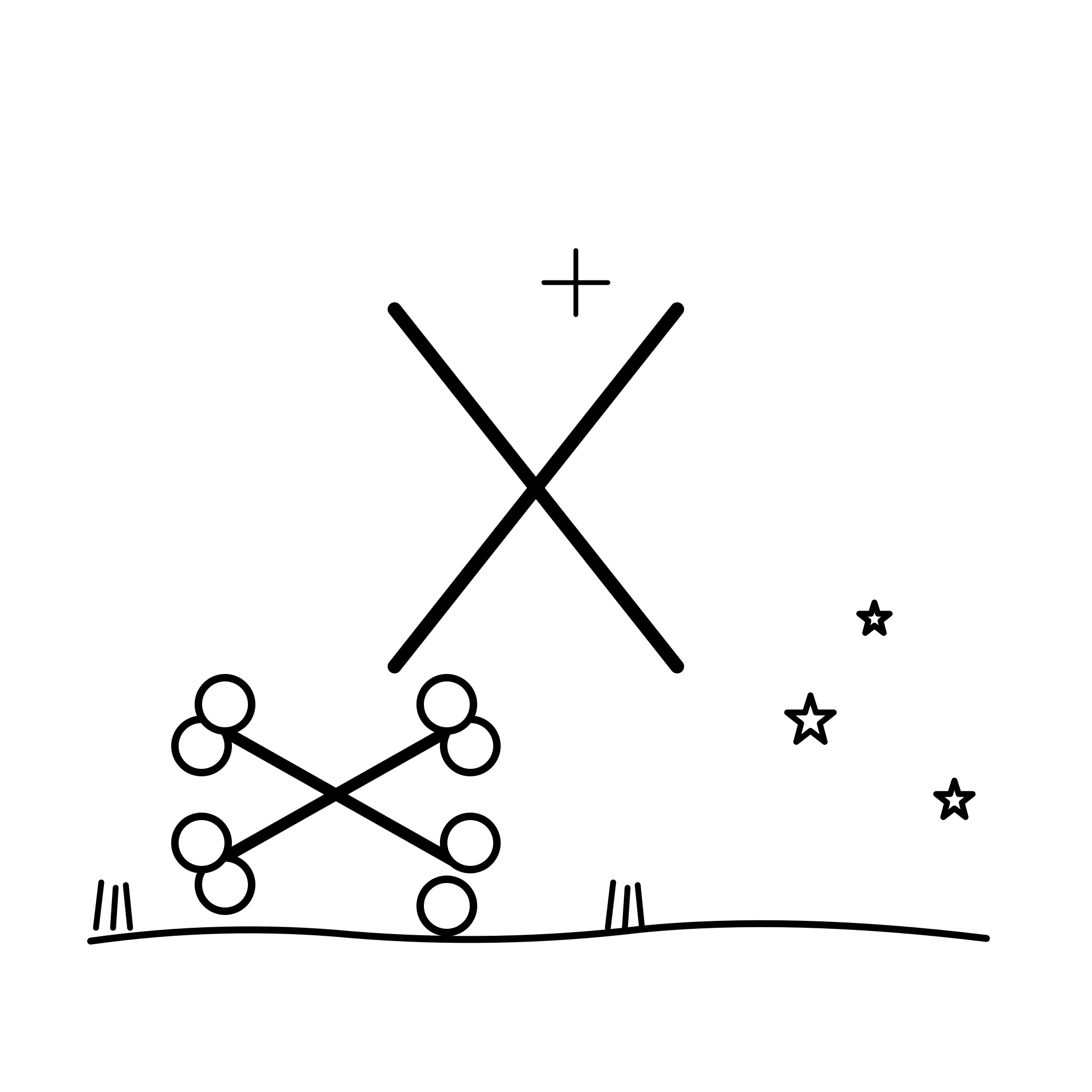 알파벳 x — 해골 뼈(X-ray)