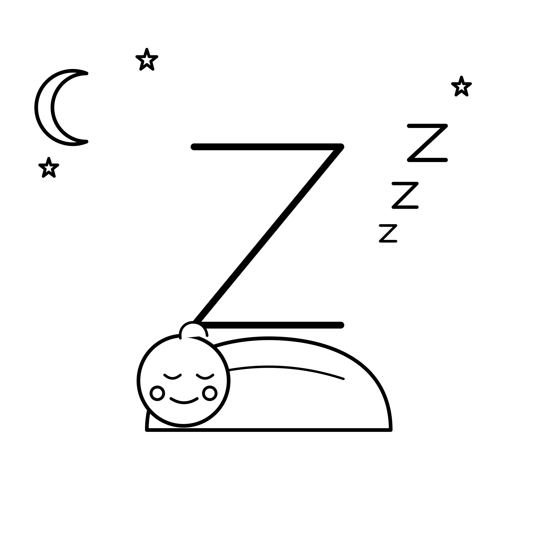 알파벳 z — 쿨쿨 잠(Zzz)