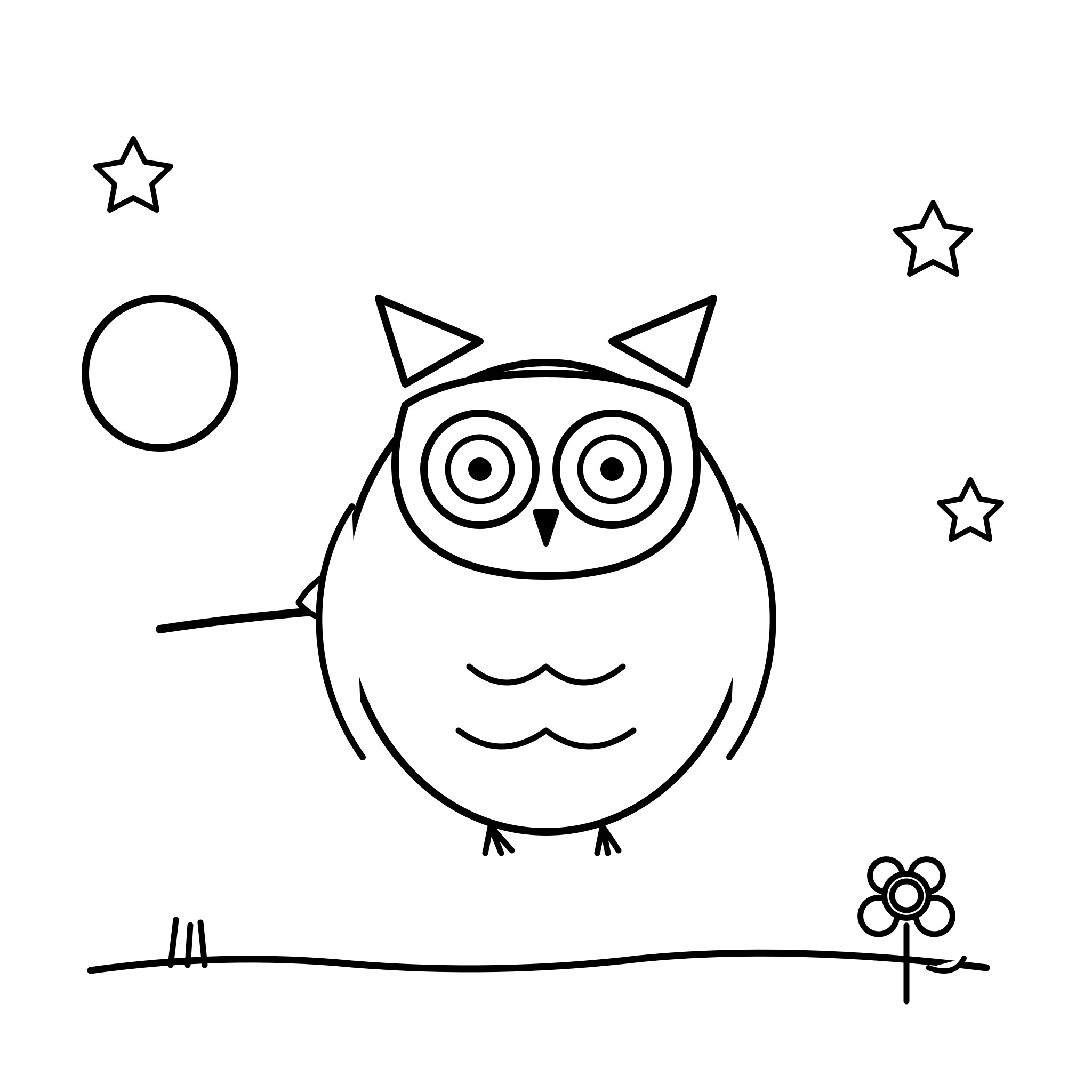 밤을 지키는 올빼미