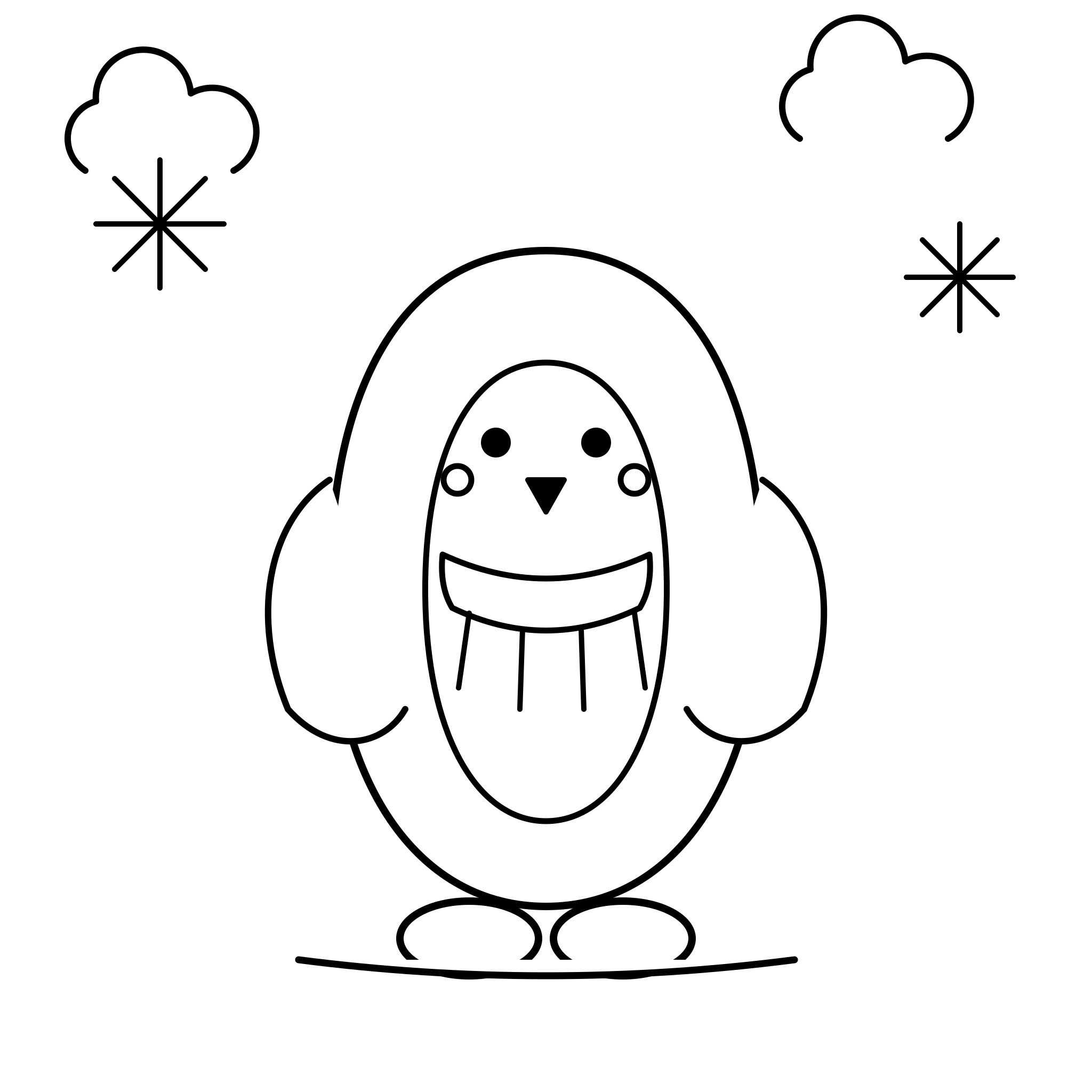 춤추는 아기 펭귄