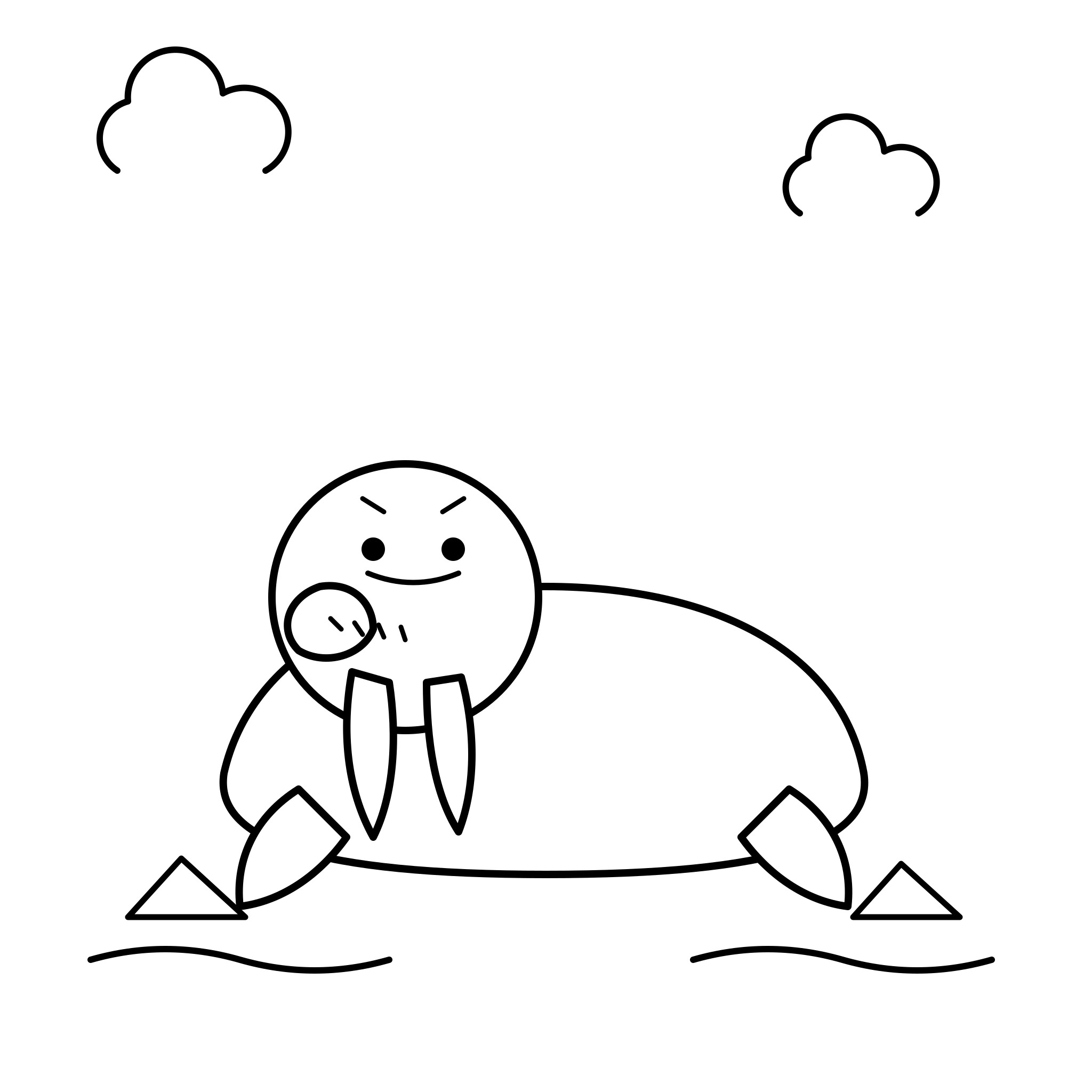 수염 긴 바다코끼리