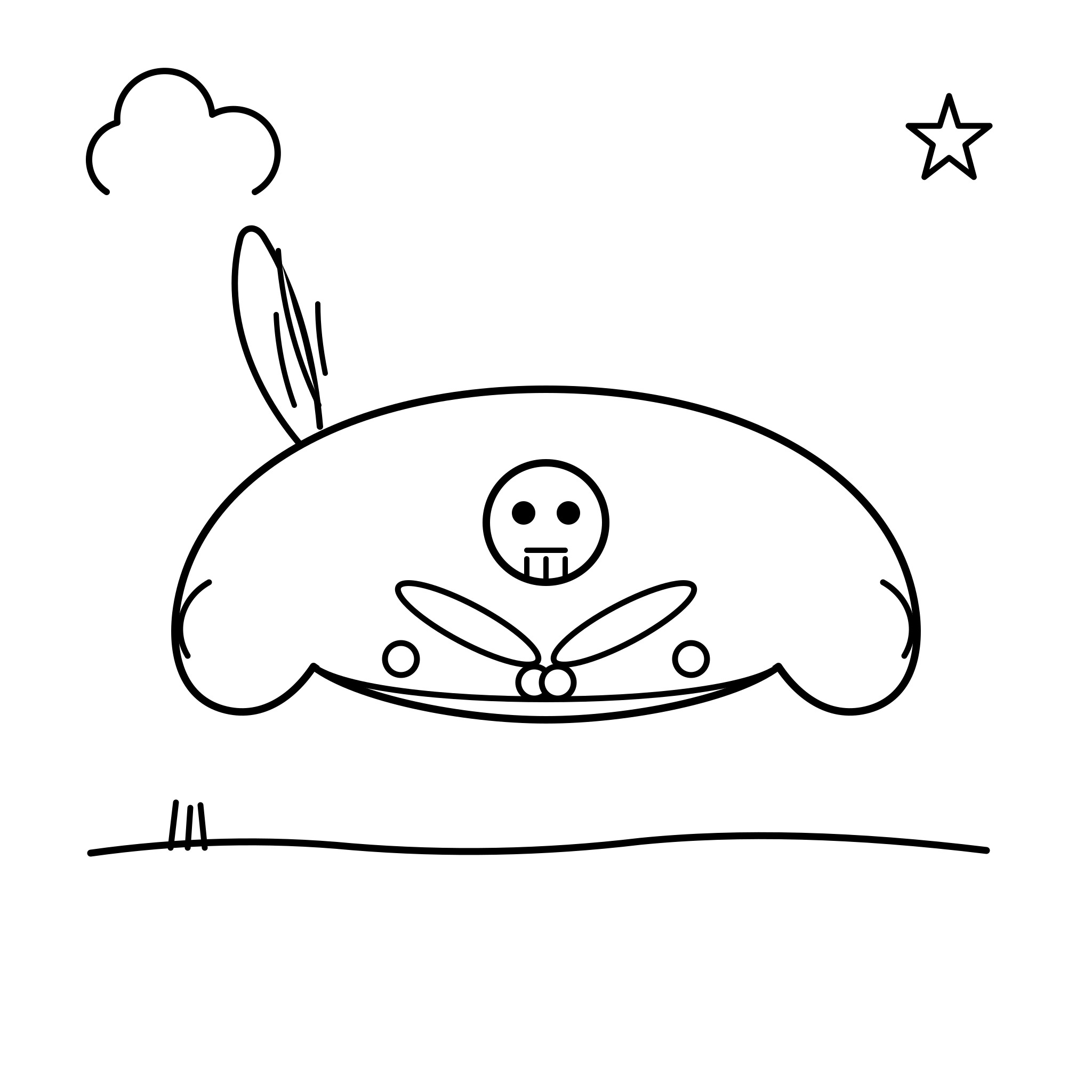 해적 삼각모자