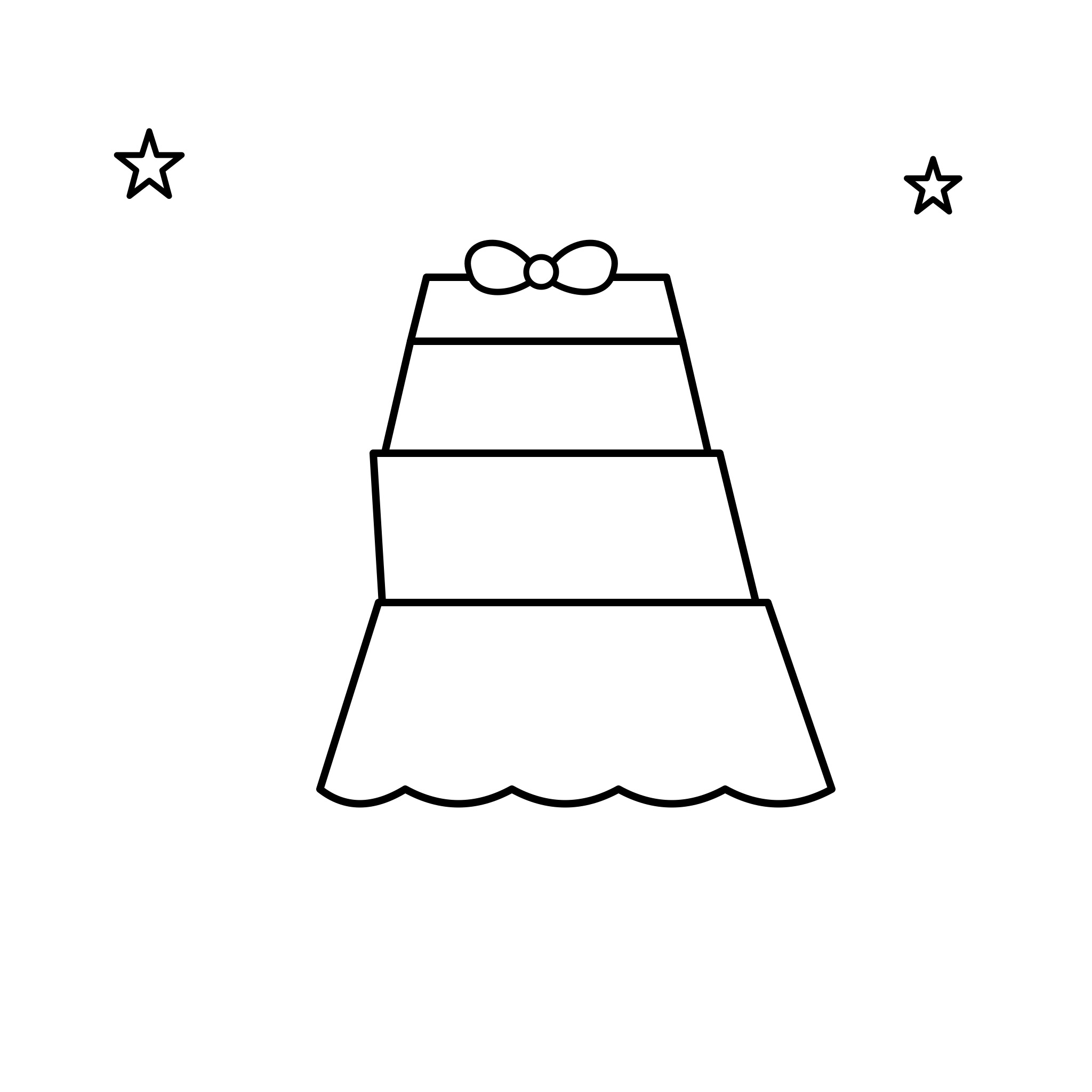 층층 러플 스커트