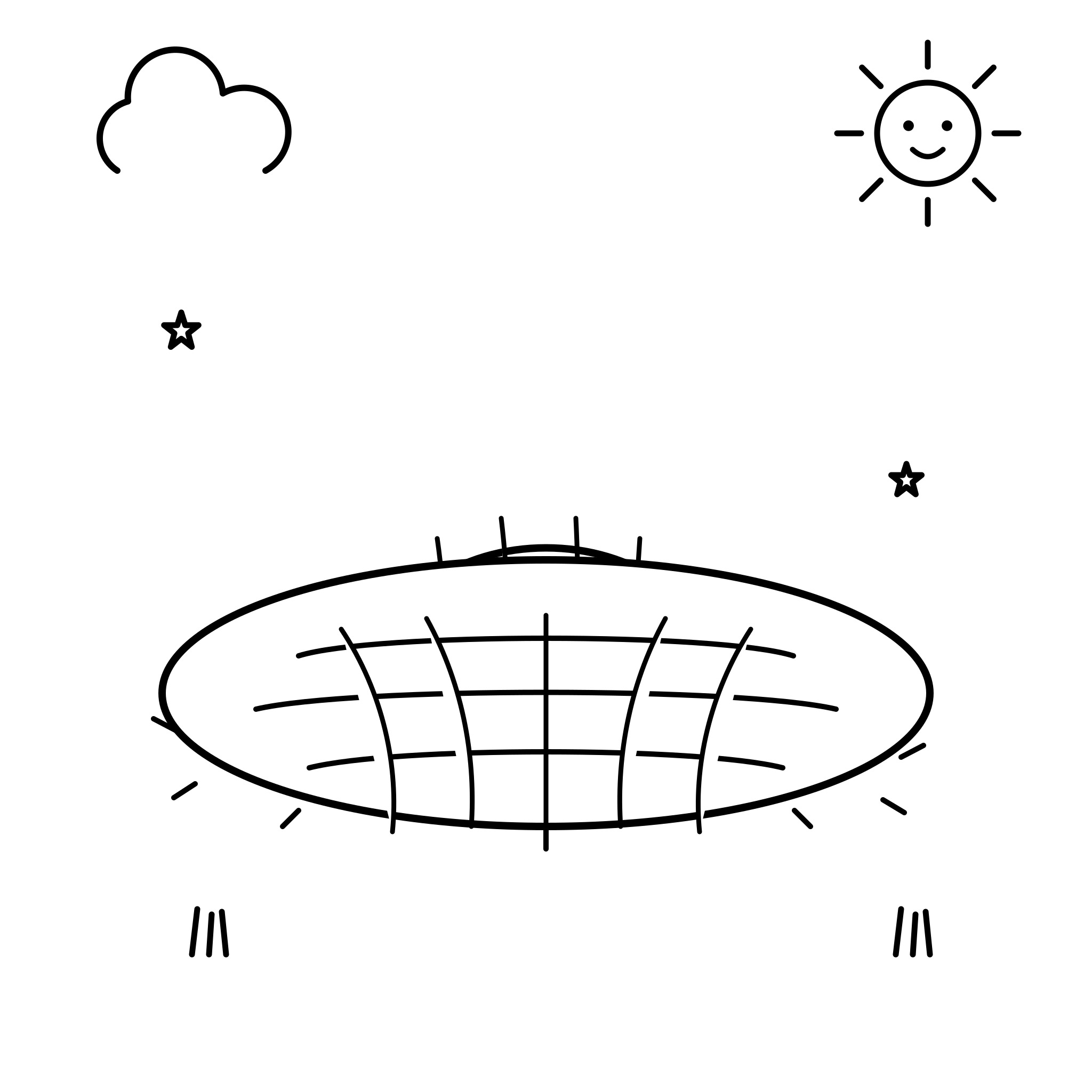 챙 넓은 밀짚모자