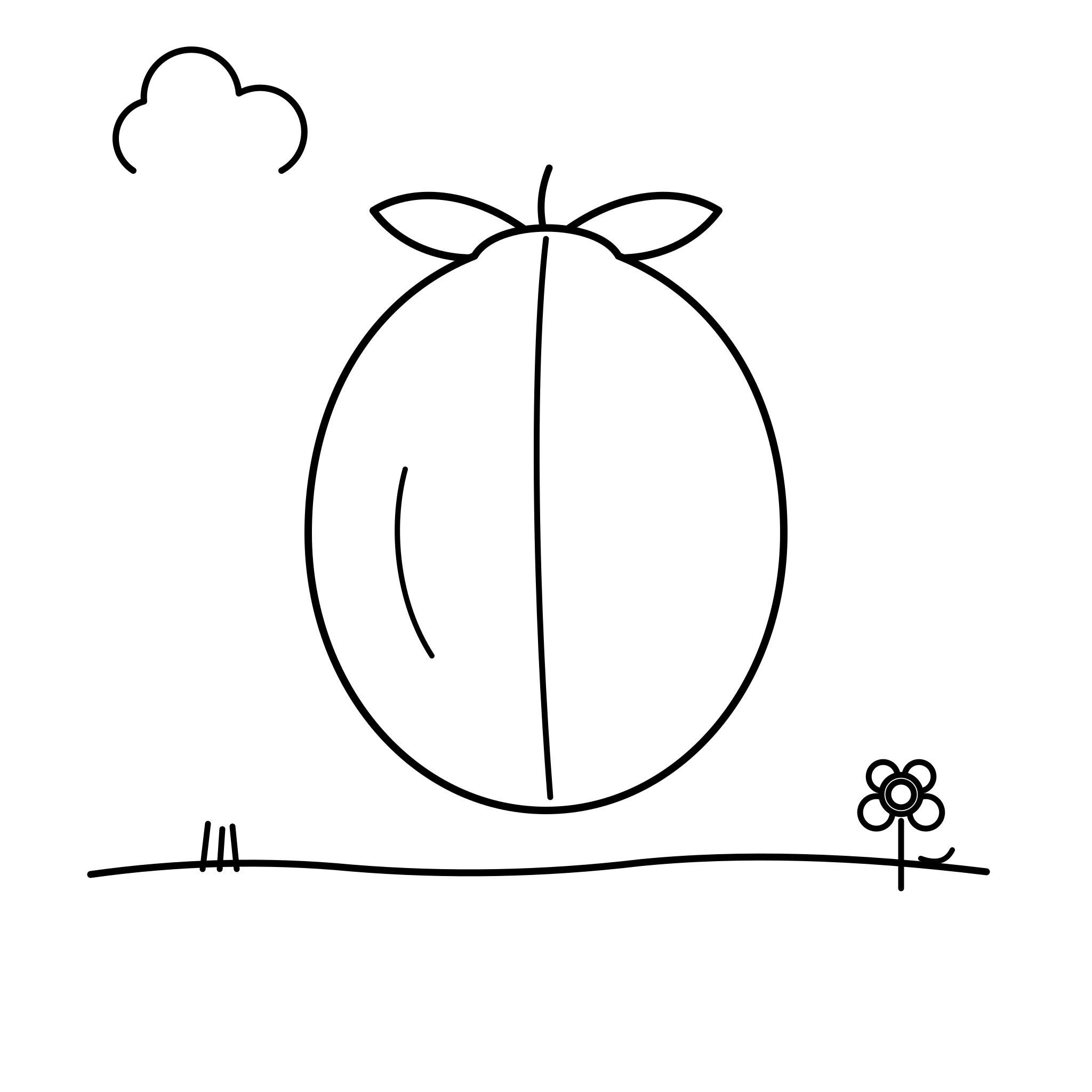 복숭아 한 알