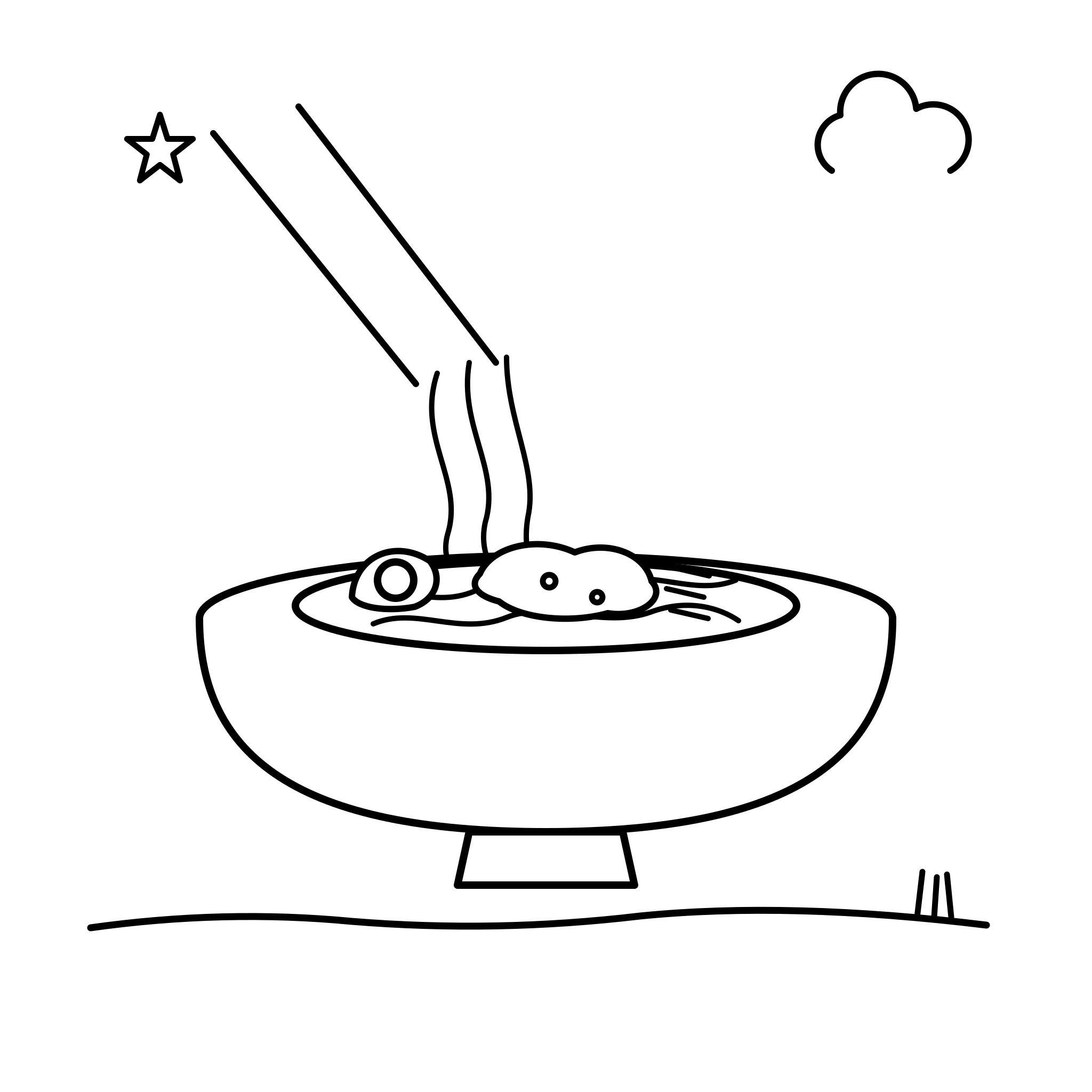 비빔국수 비벼먹기
