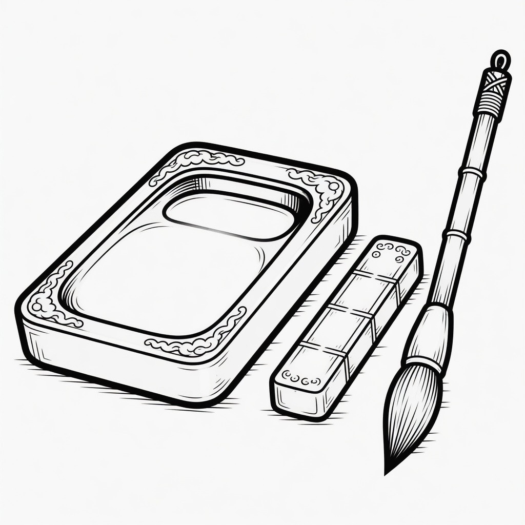 벼루와 붓