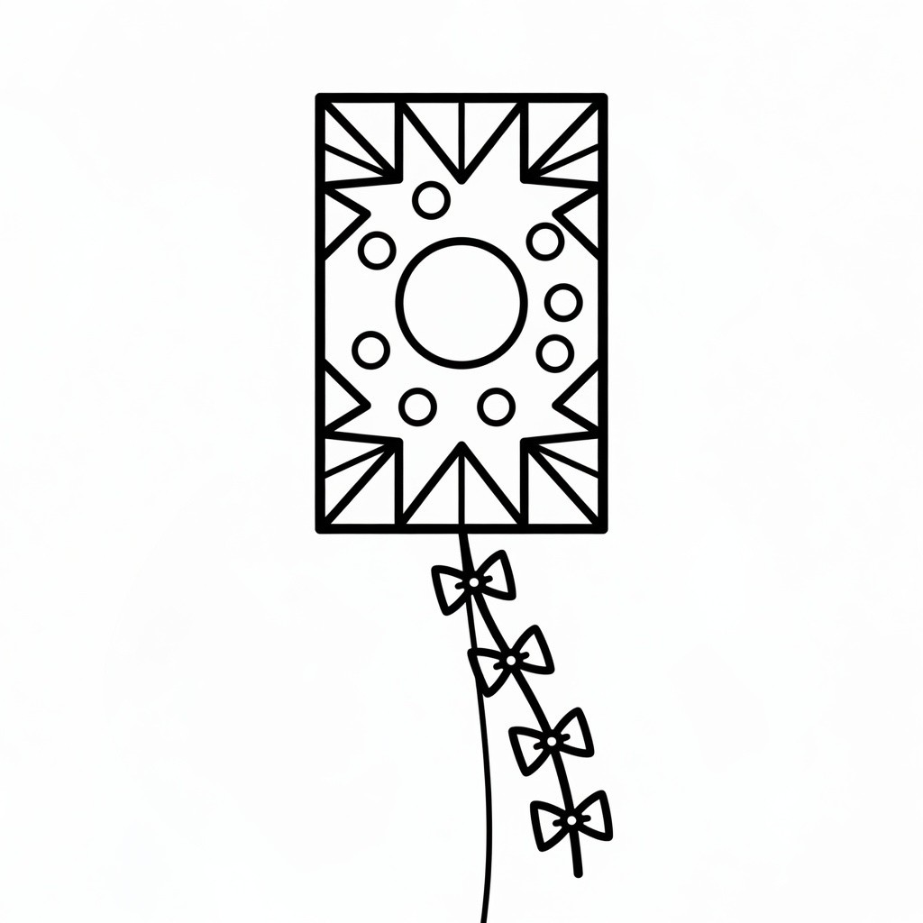 꼬리 달린 방패연