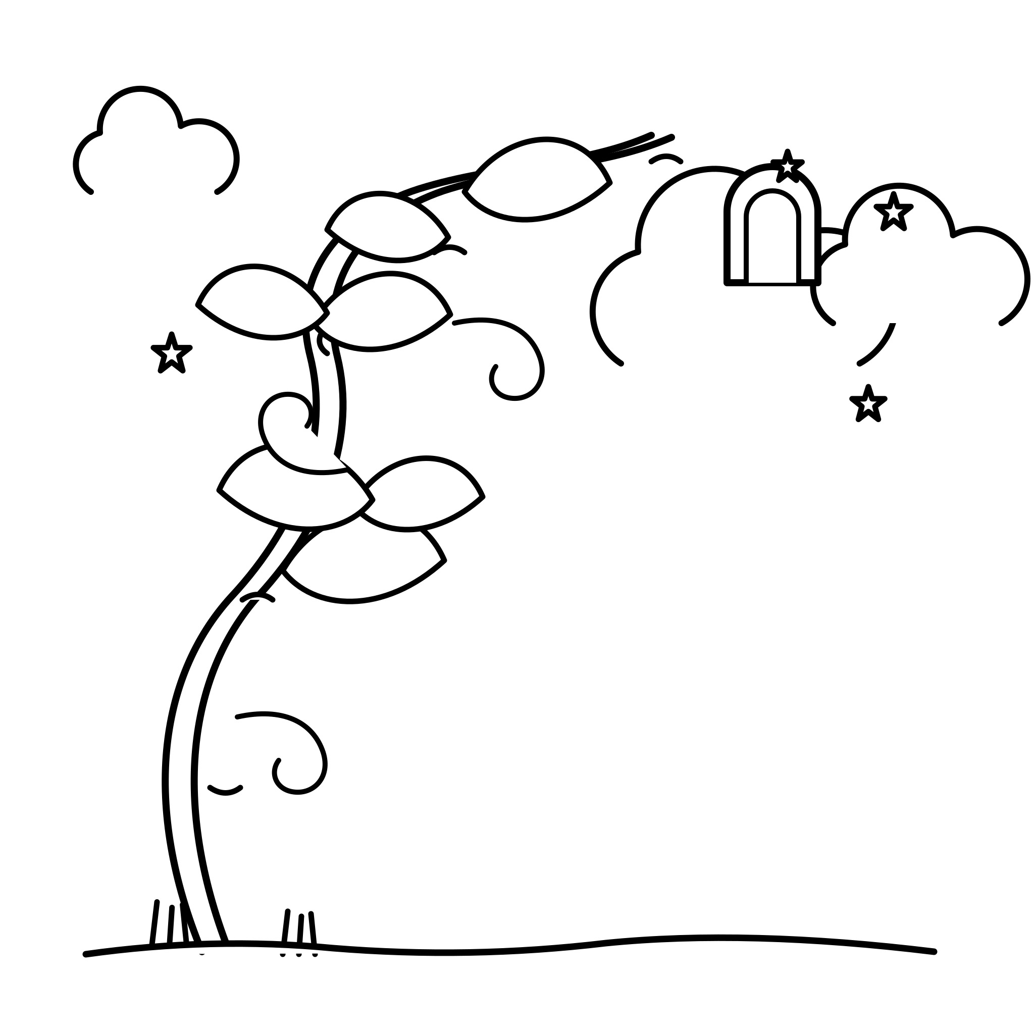 마법 콩나물 오르기