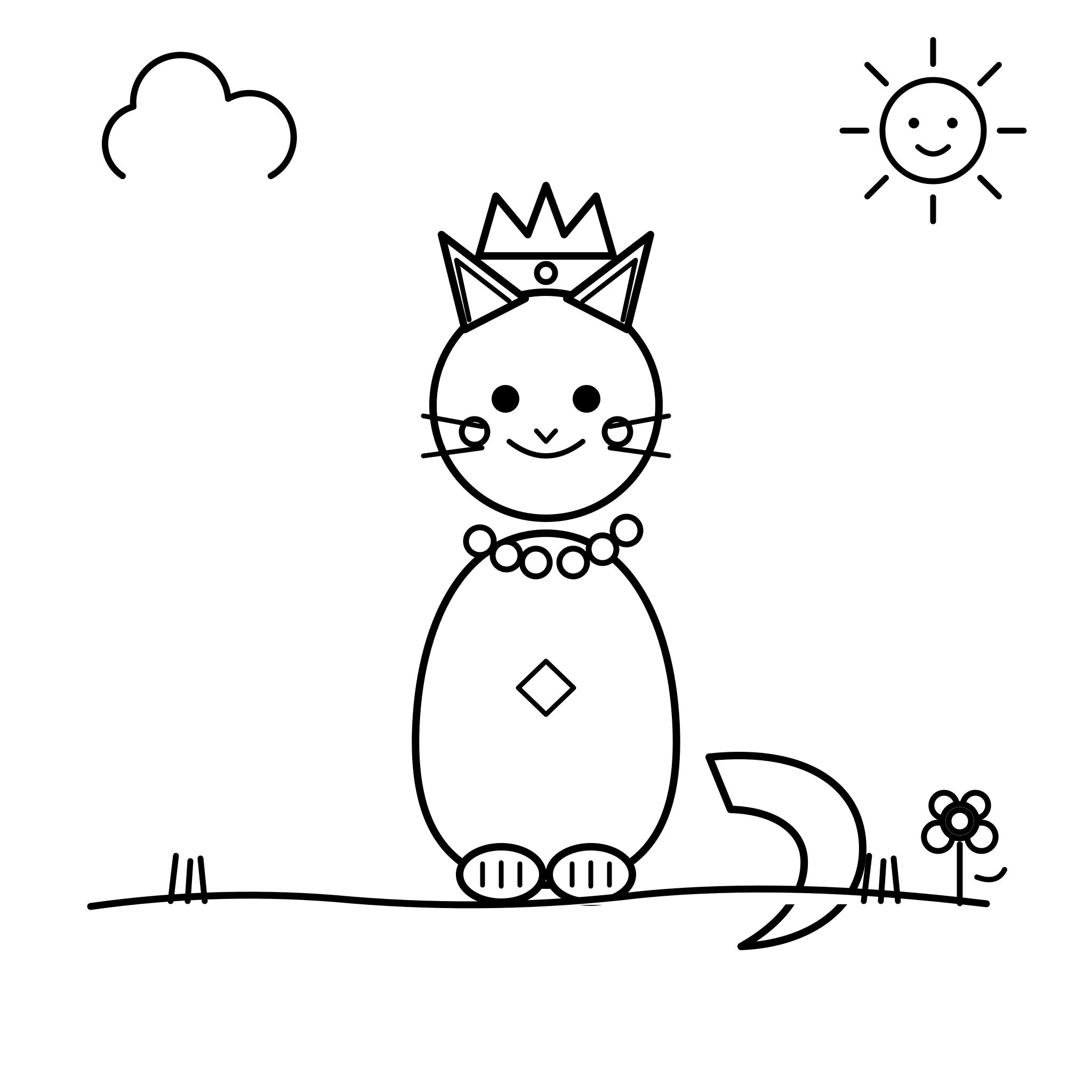 왕관 쓴 고양이 공주