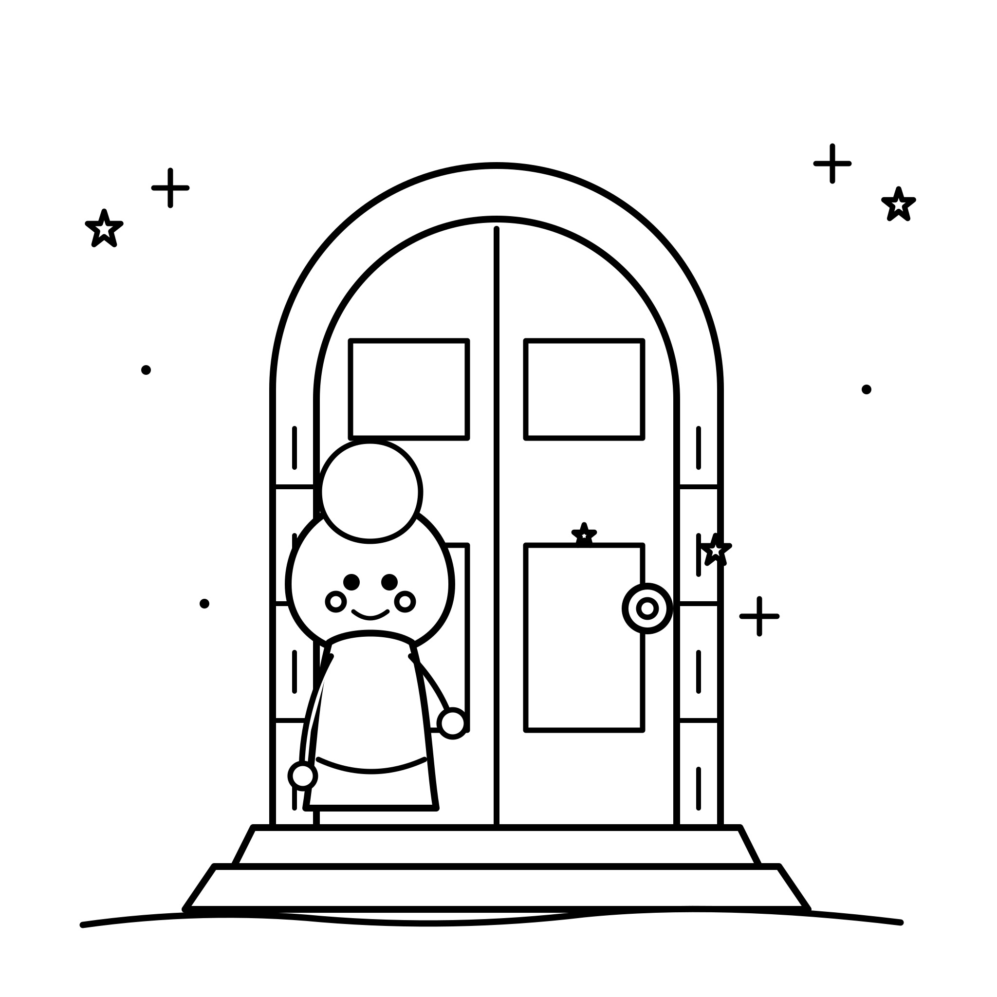 마법의 문 여는 공주