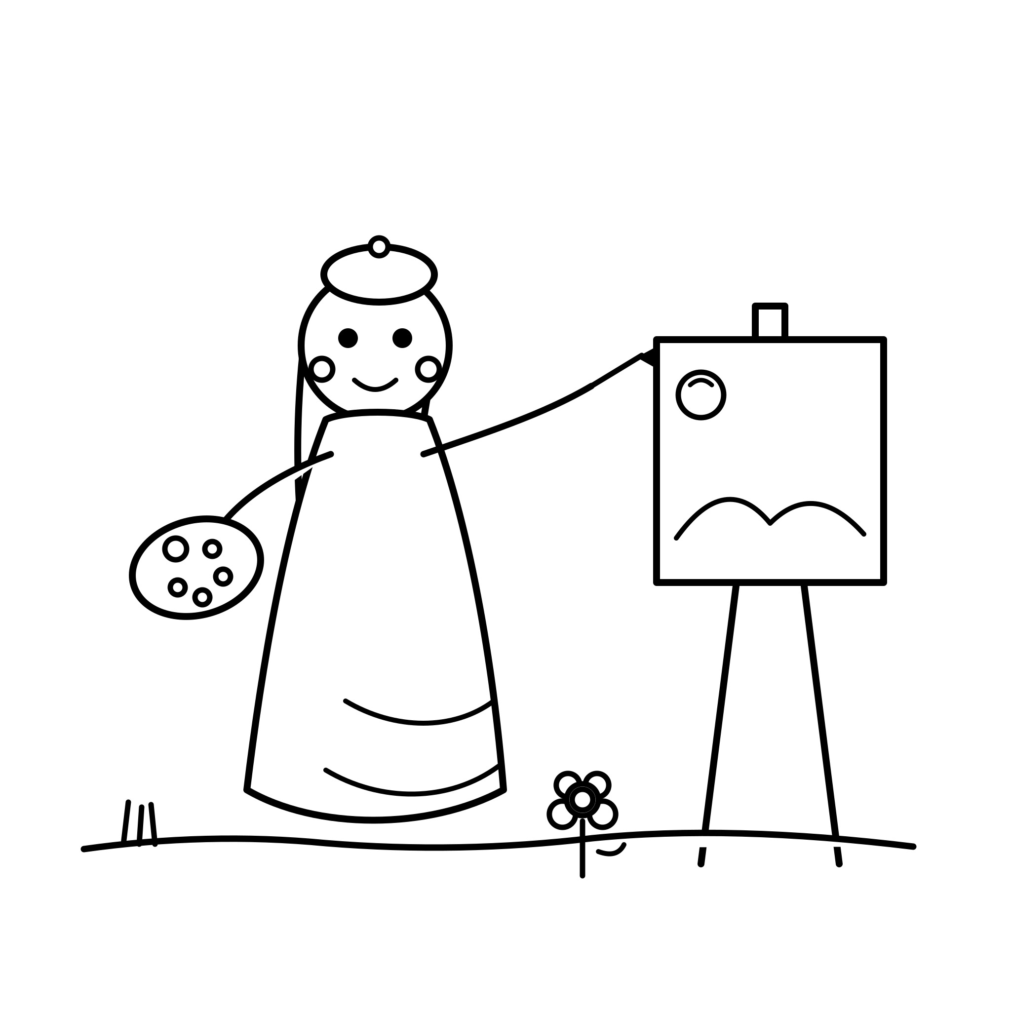 그림 그리는 공주