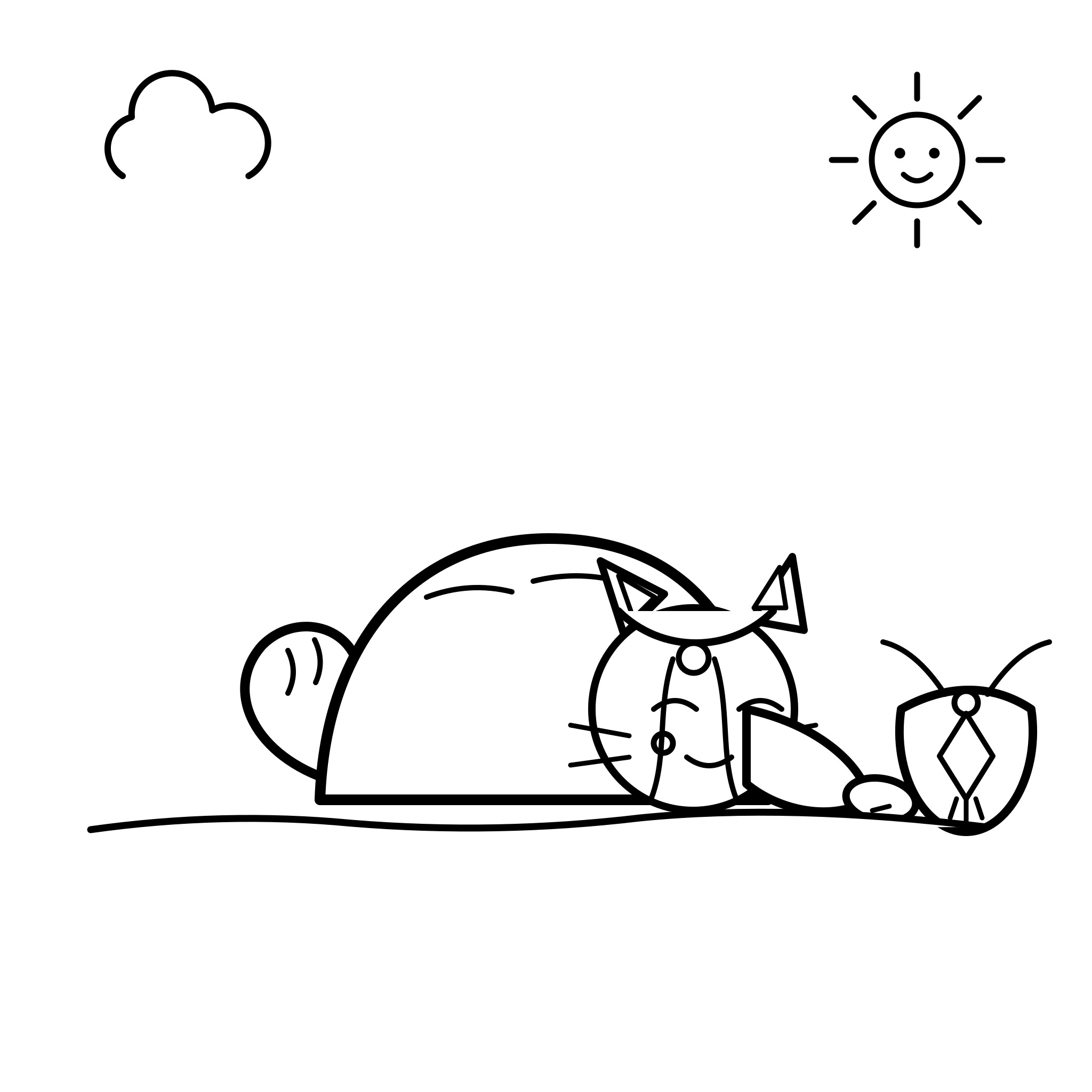 세배하는 고양이