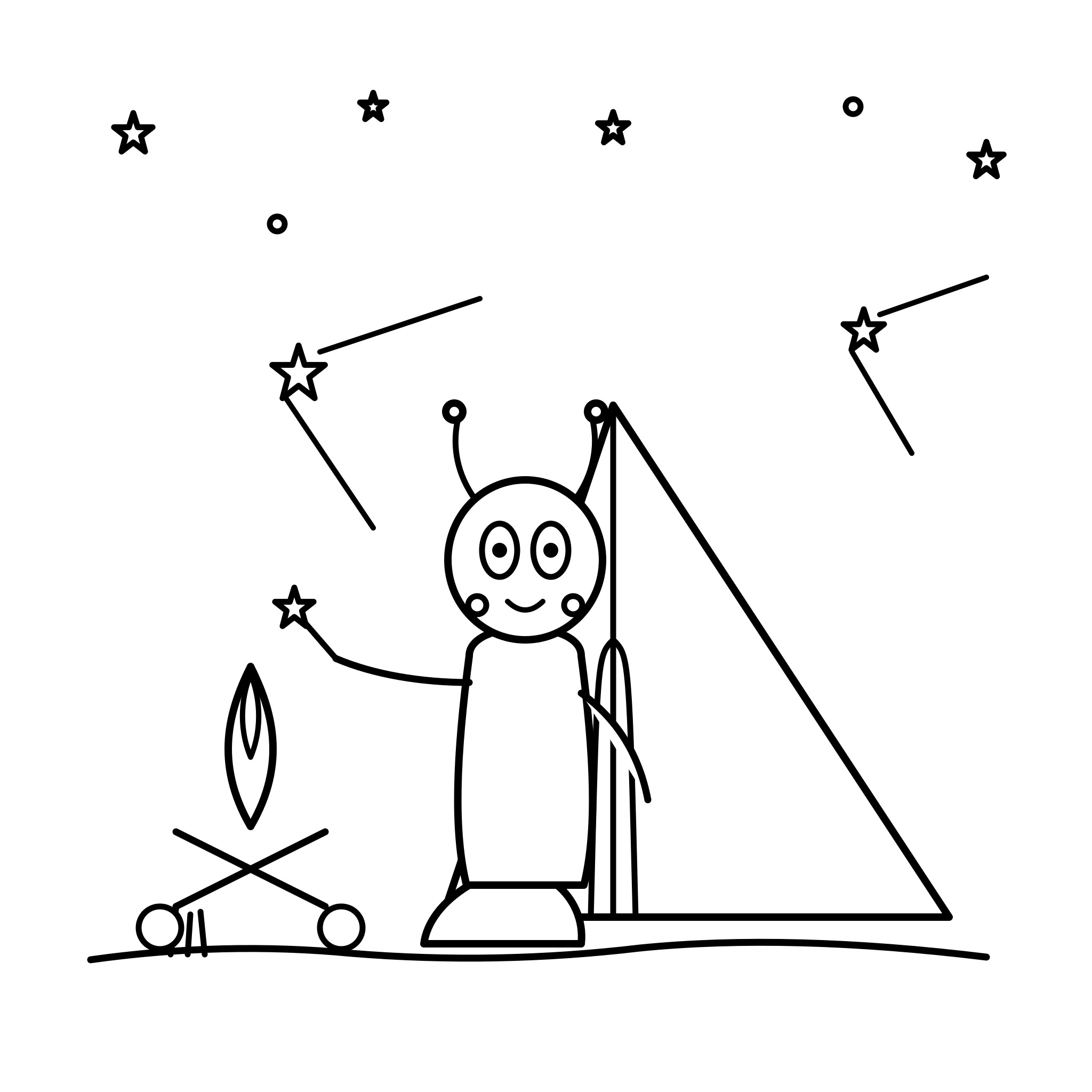 외계인 캠핑