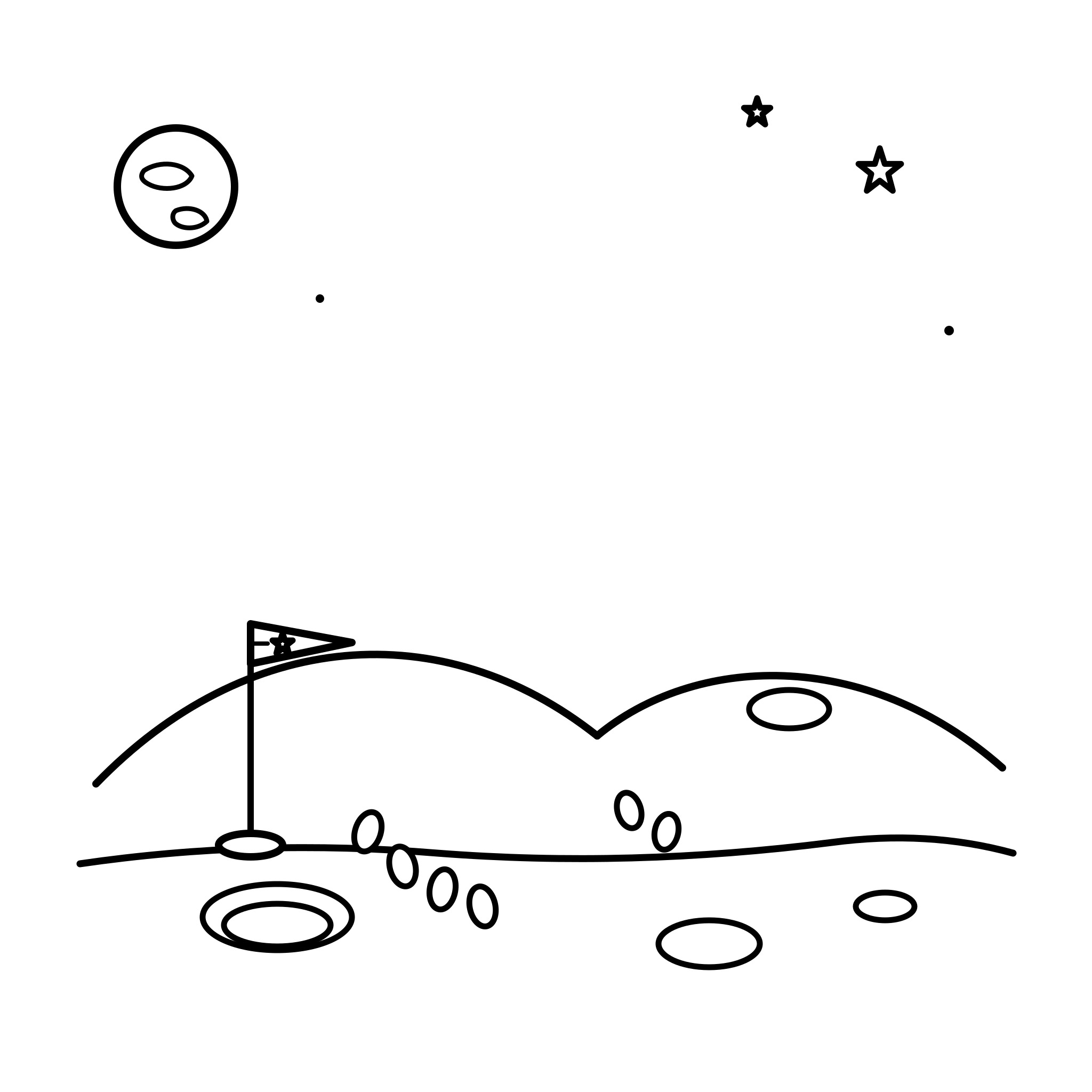 달 표면 산책