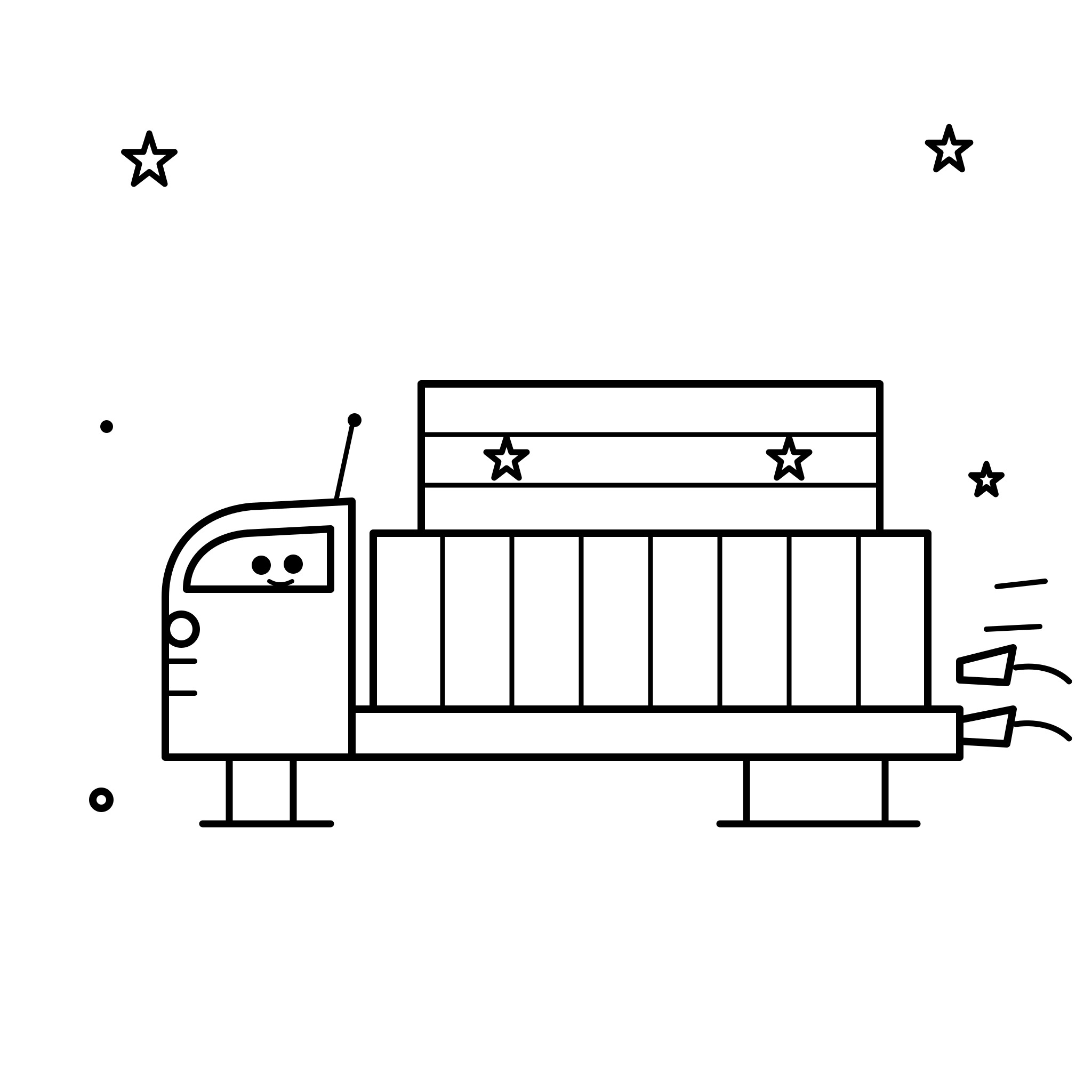 짐 실은 우주 트럭